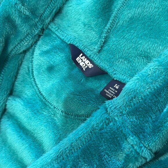 Lands End kids hooded robe. Sz 14 - Picture 2 of 3